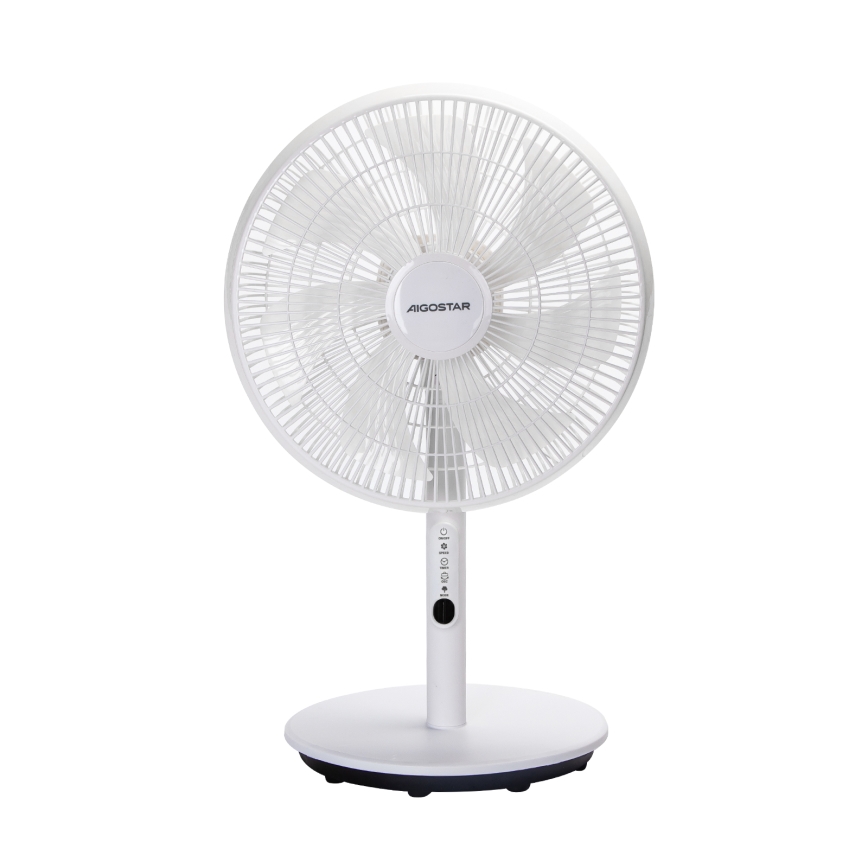 Aigostar - Telinepuhallin 2-in-1 45W/230V valkoinen + kaukosäädin