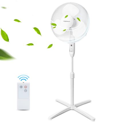 Aigostar - Seisova tuuletin 40W/230V 120 cm valkoinen