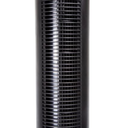 Aigostar - Seisova tuuletin 45W/230V musta + kauko-ohjaus