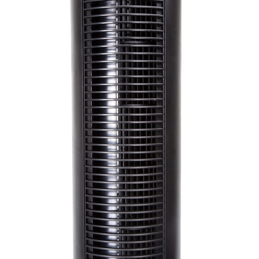 Aigostar - Seisova tuuletin 45W/230V musta + kauko-ohjaus
