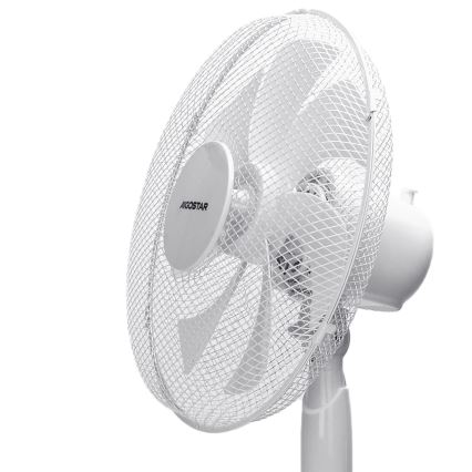Aigostar - Seisova tuuletin 50W/230V 120 cm valkoinen