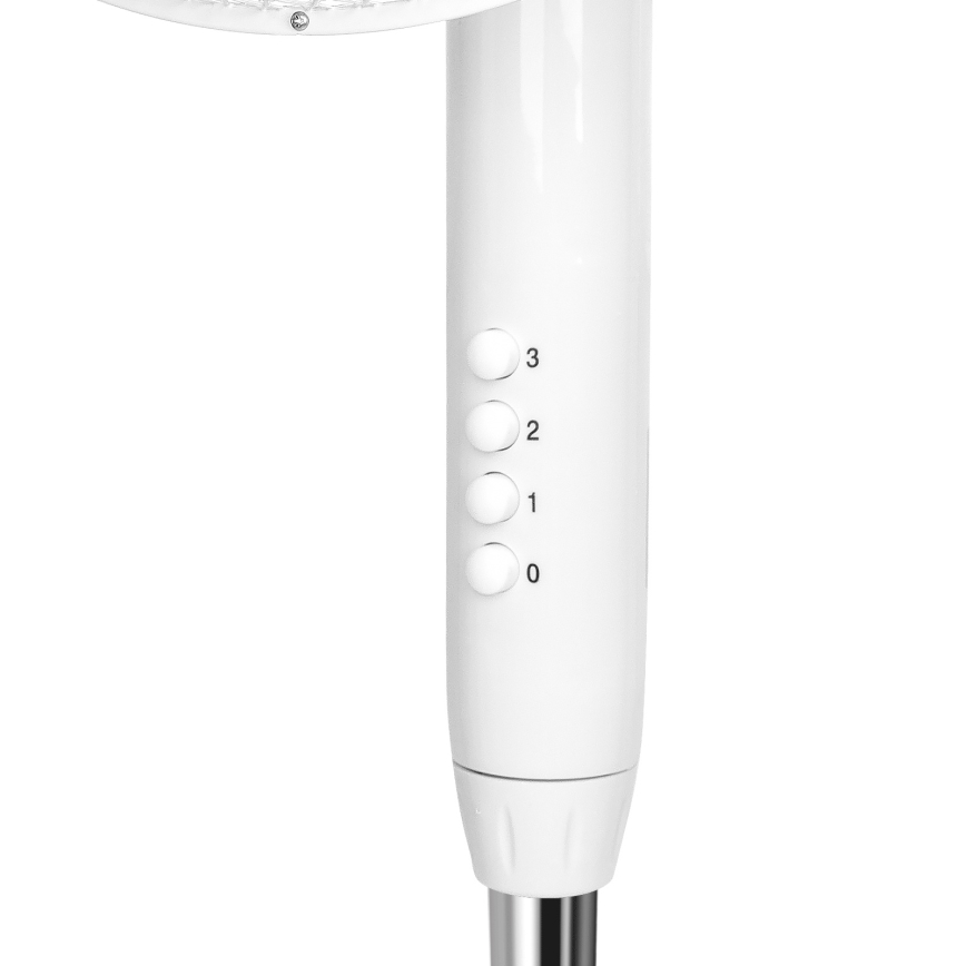 Aigostar - Seisova tuuletin 50W/230V 120 cm valkoinen