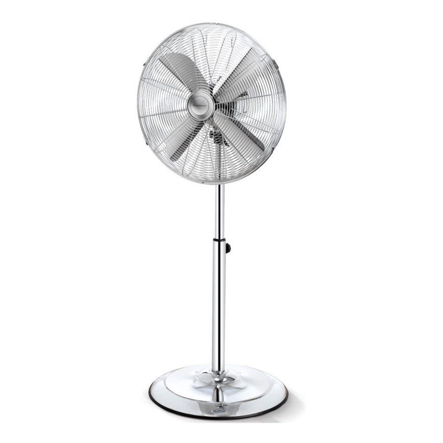 Aigostar - Seisova tuuletin 50W/230V 44,8 cm kiiltävä kromi