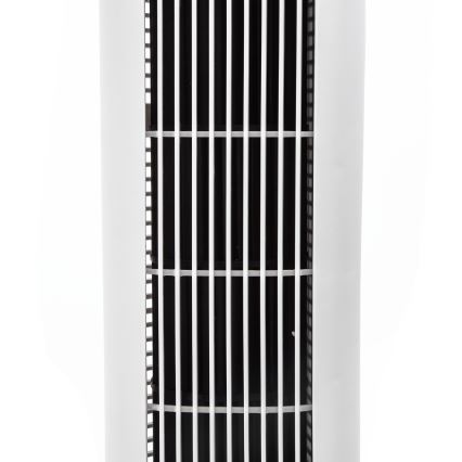 Aigostar - Seisova tuuletin 50W/230V valkoinen + kauko-ohjaus