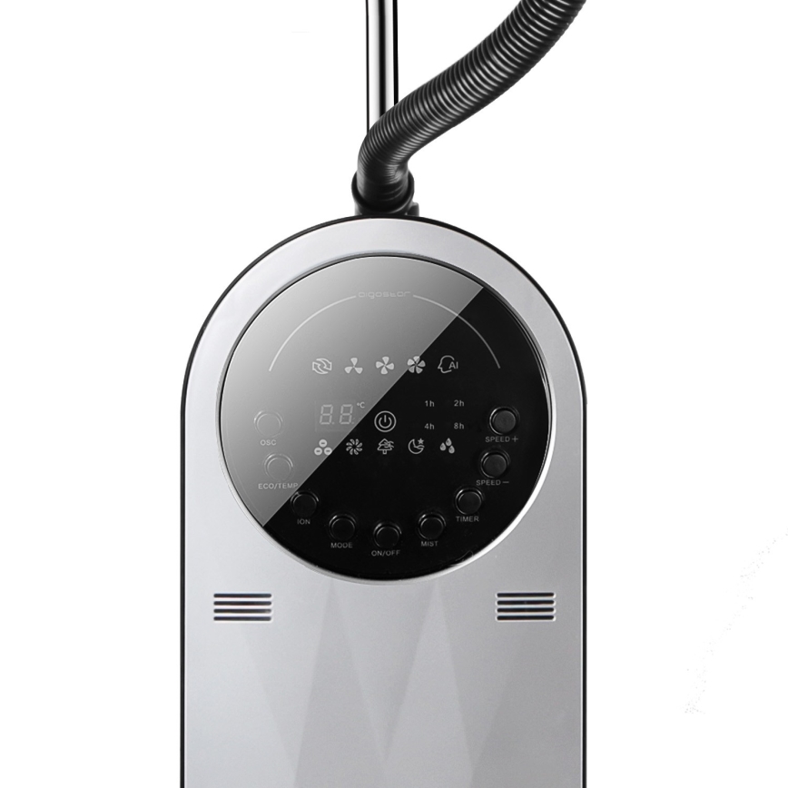 Aigostar - Seisova tuuletin Trimmauskampa koirille ja kissoille MIST 95W/230V + kauko-ohjaus