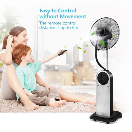 Aigostar - Seisova tuuletin Trimmauskampa koirille ja kissoille MIST 95W/230V + kauko-ohjaus