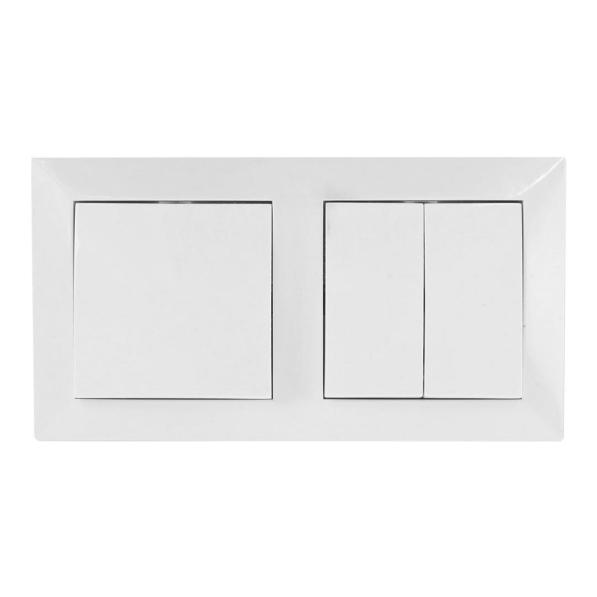 Aigostar - SET 2x Home-kytkin kehyksellä