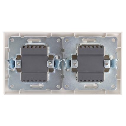 Aigostar - SETTI 2x Kotikytkin 2-painike 250V/10A