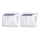Aigostar - SETTI 2x LED-ulkoaurinkovalo anturilla LED/1,48W/3,7V IP65 1200 mAh
