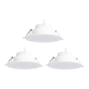 Aigostar - SETTI 3 x LED RGBW Himmennettävä riippuva kattovalaisin MESH LED/6W/230V 2700K-6500K halkaisija 11,5cm