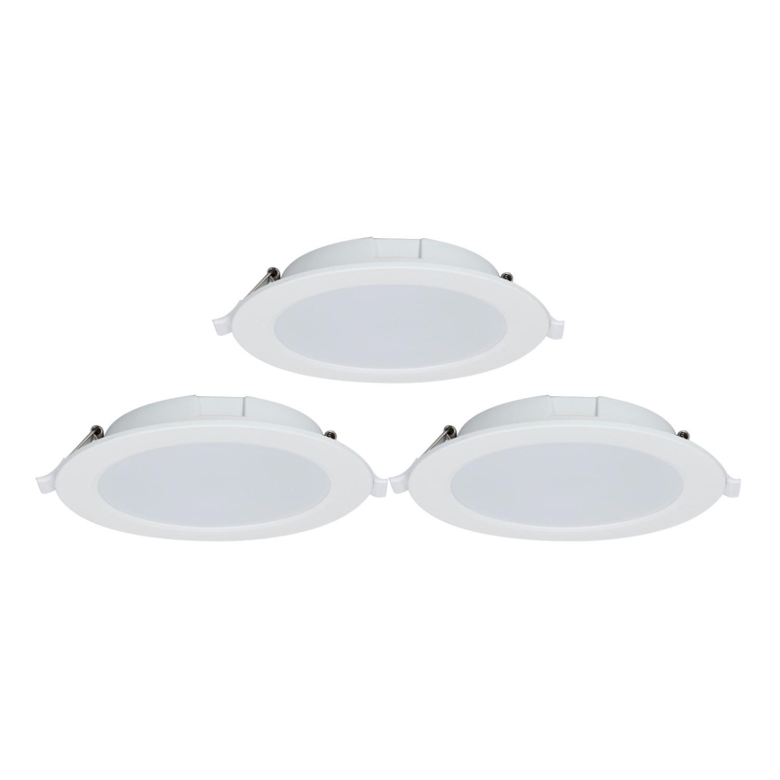 Aigostar - SETTI 3x Himmennettävä riippuva LED-kattovalaisin MESH LED/15W/230V 2700K-6500K halkaisija 17cm
