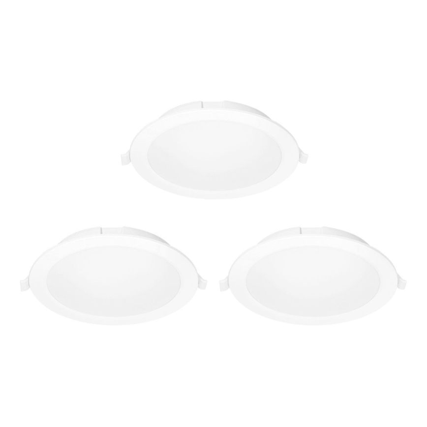 Aigostar - SETTI 3x LED RGB Himmennettävä riippuva kattovalaisin MESH LED/15W/230V 2700K-6500K halkaisija 17cm