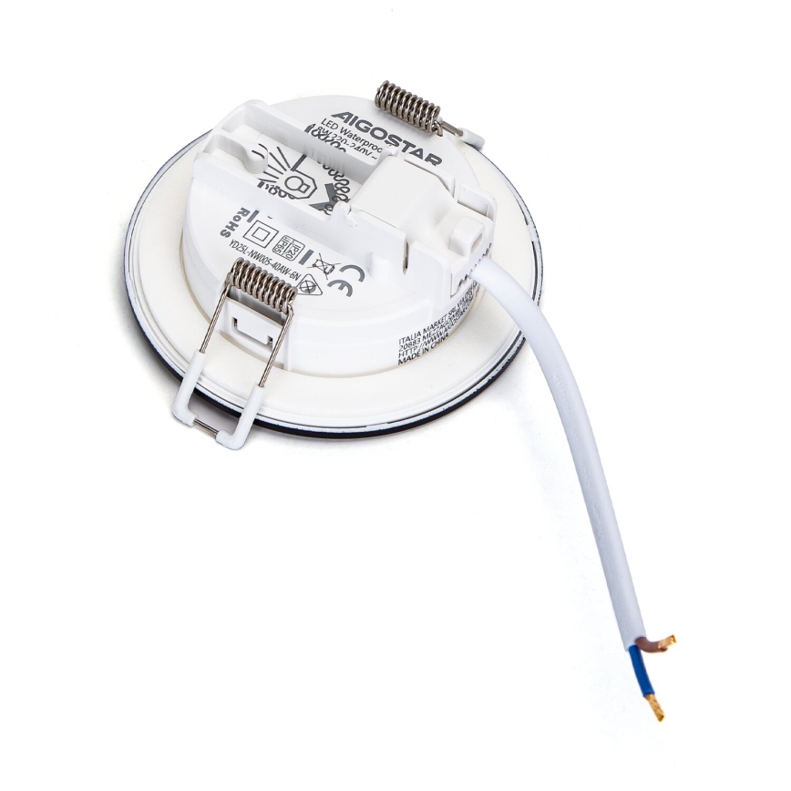 Aigostar - SETTI 3x LED upotettava ulkovalo LED/4,8W/230V 3000K IP65 musta