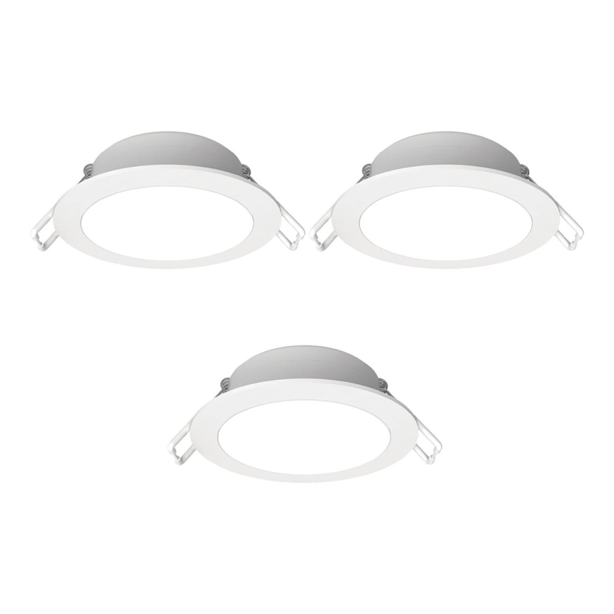 Aigostar - SETTI 3x LED upotettava ulkovalo LED/4,8W/230V 3000K IP65 valkoinen
