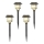 Aigostar - SETTI 4x LED-RGB-aurinkolamppu LED/0,2W/2V IP44