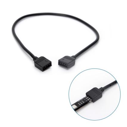 Aigostar - SETTI 4x LED RGB Himmennettävä nauha 0,5m LED/2,5W/5V IP65 + kaukosäädin