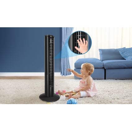 Aigostar - Tornituuletin 45W/230V musta