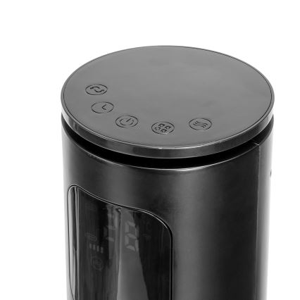 Aigostar - Tornituuletin 50W/230V musta Wi-Fi + kauko-ohjaus
