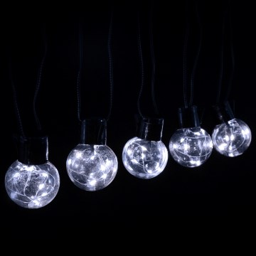 Aigostar - ulko-LED-koristevalosarja 160 LED 10 m IP44 kylmänvalkoinen