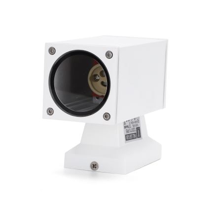 Aigostar - Ulkoseinävalaisin 1xGU10/230V valkoinen IP65 kulmikas