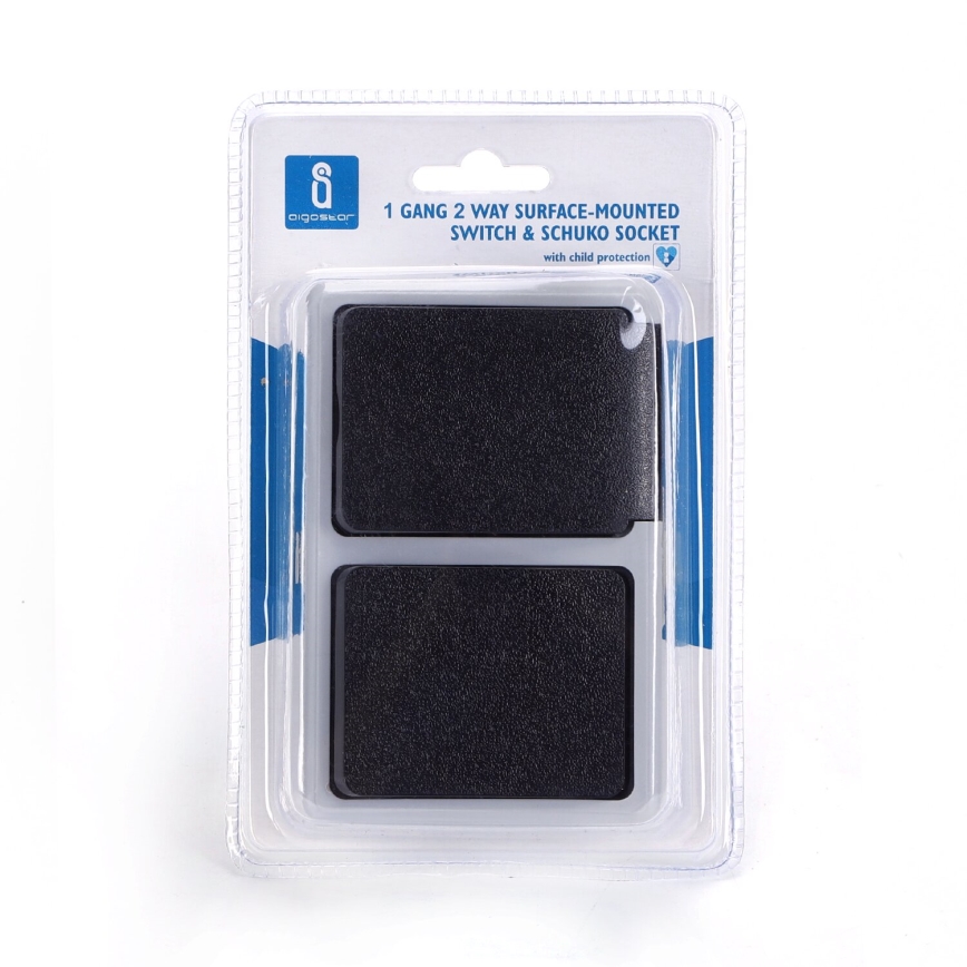 Aigostar - Ulkotila katkaisin 1P pistokkeella 1x16A/250V IP54