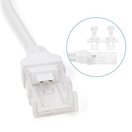 Aigostar - Virtalähde LED-nauhoille 10 mm 600W/230V valkoinen