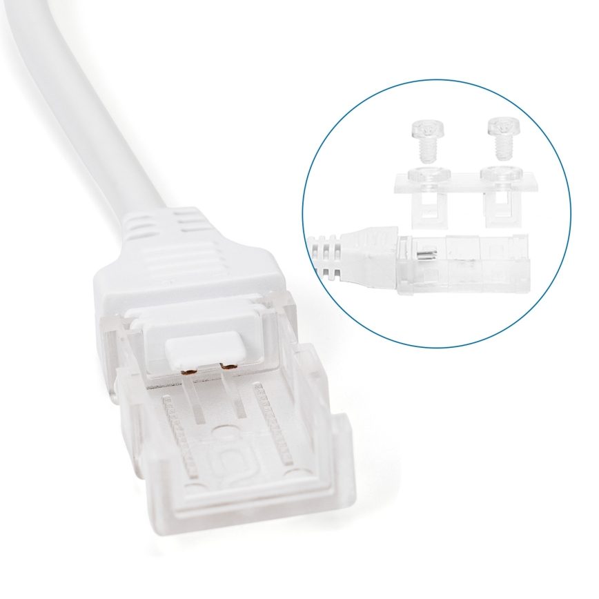 Aigostar - Virtalähde LED-nauhoille 10 mm 600W/230V valkoinen