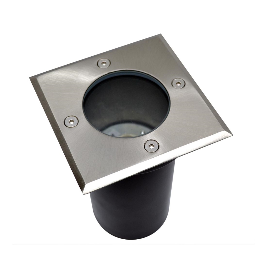 Ajoväylän valo 1xGU10/30W/230V IP44 mattakromi