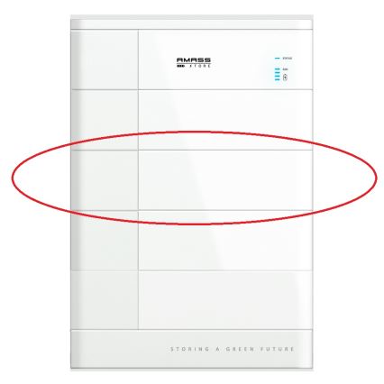 Akkumoduuli AMASSTORE GTX3000HV 2,56 kWh