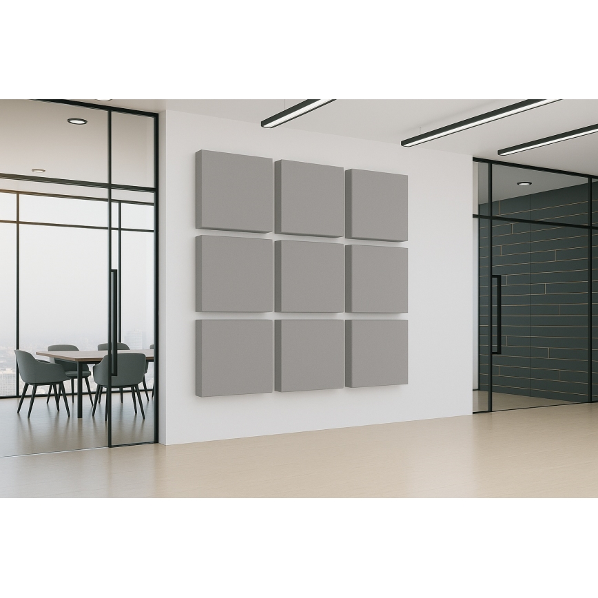 Akustinen panel SILENCE 58x58 cm harmaa