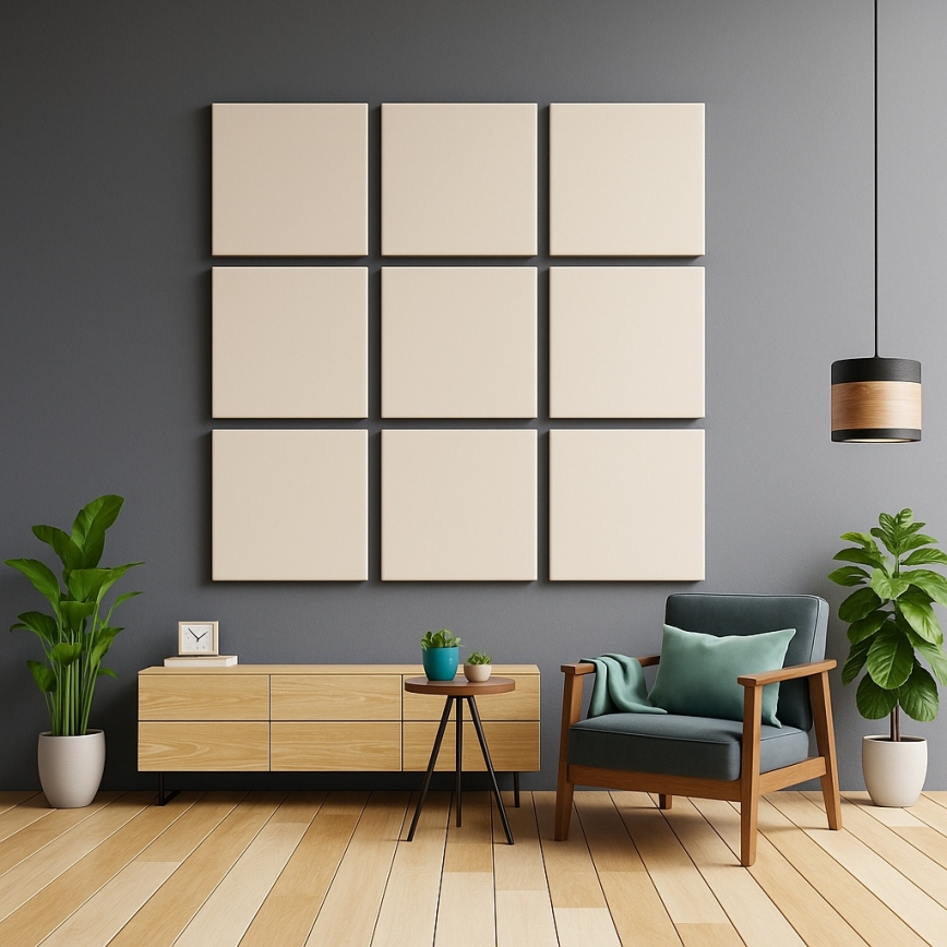 Akustinen panel SILENCE 58x58 cm kerma