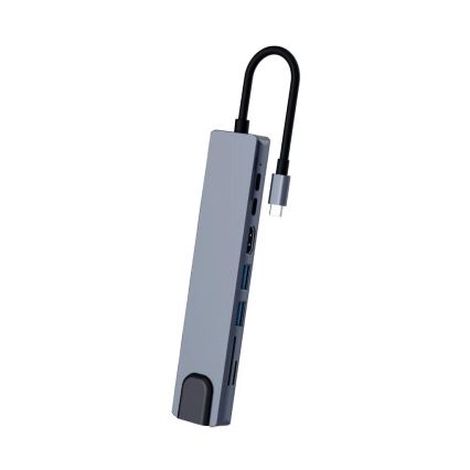 Aligator AHUB001 - 8-in-1 USB-C-hubi