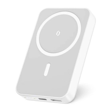 Aligator AMS04WT - Varavirtalähde langattomalla Qi- ja MagSafe-latauksella, 10000 mAh, 15 W Power Delivery, musta