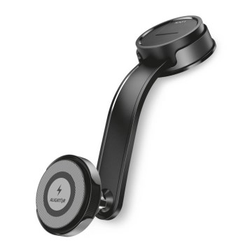 Aligator AMS07BK - Auton puhelinteline joustavalla MagSafe-varrella musta