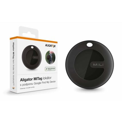 Aligator APD003 - MiTag-paikannin 1xCR2032 IP67 musta