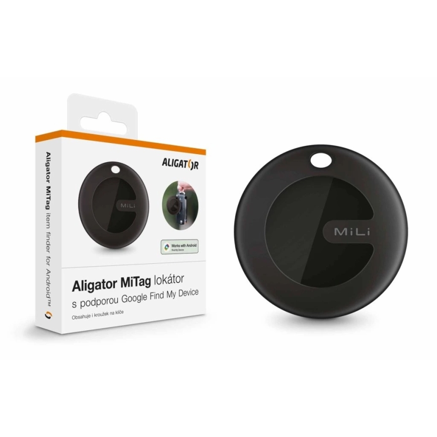 Aligator APD003 - MiTag-paikannin 1xCR2032 IP67 musta