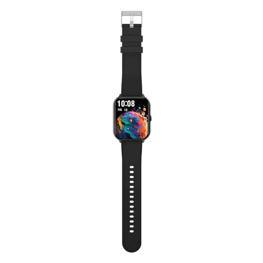 Aligator AW10BK - Älykello Watch GO 220 mAh IP67 musta