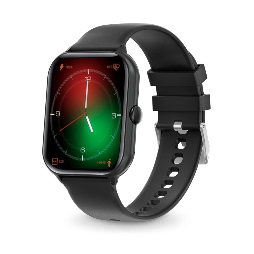 Aligator AW10BK - Älykello Watch GO 220 mAh IP67 musta
