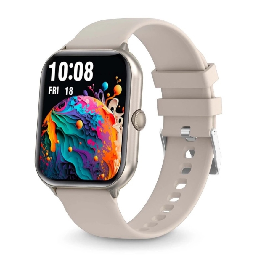 Aligator AW10SR - älykello Watch GO 220 mAh IP67 kermanvärinen
