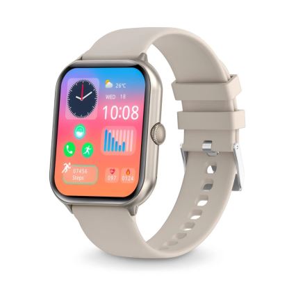 Aligator AW10SR - älykello Watch GO 220 mAh IP67 kermanvärinen