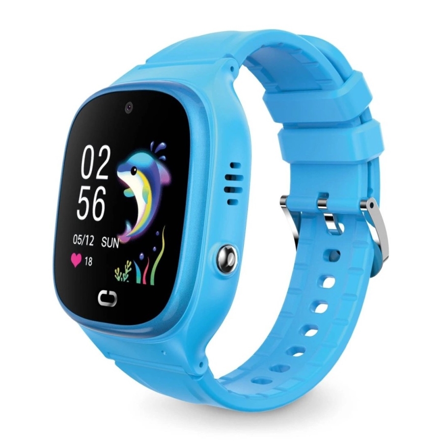 Aligator AW11BE - Älykello Watch Junior 2 450 mAh IP67 Wi-Fi sininen