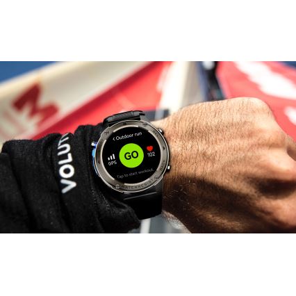 Aligator AW12BK - älykello Watch GPS 500 mAh IP69K musta