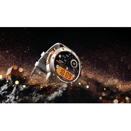 Aligator AW12SR - älykello Watch GPS 500 mAh IP69K hopea