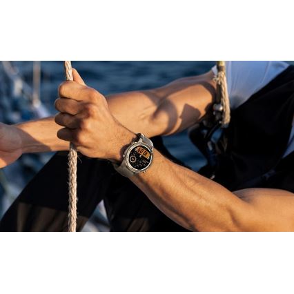 Aligator AW12SR - älykello Watch GPS 500 mAh IP69K hopea