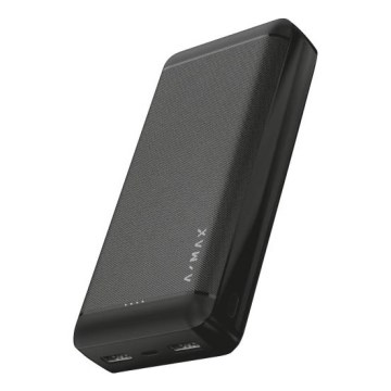 Aligator AX0004 - Powerbank A-MAX 20000 mAh 3,7V musta