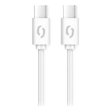 Aligator DATKP49 - USB-kaapeli USB-C / USB-C 65 W Power Delivery 1,5 m valkoinen