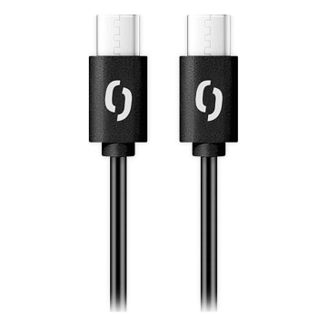Aligator DATKP58 - USB-kaapeli USB-C / USB-C 65 W Power Delivery 2,5 m musta