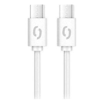 Aligator DATKP59 - USB-kaapeli USB-C / USB-C 65 W Power Delivery 2,5 m valkoinen