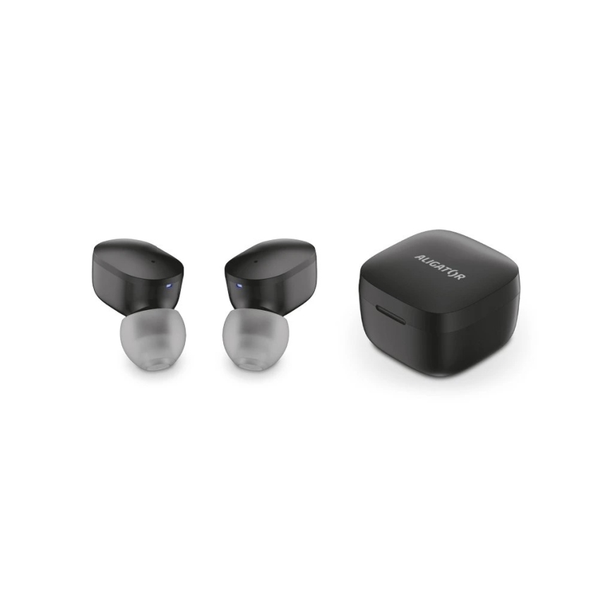 Aligator TWS05 - langattomat Pods LITE -kuulokkeet, 200 mAh + 2x 30 mAh, IP30-suojaus, musta