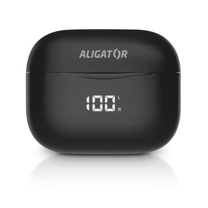 Aligator TWS06 - Langattomat kuulokkeet Pods PRO 3 200 mAh + 2x 30 mAh musta